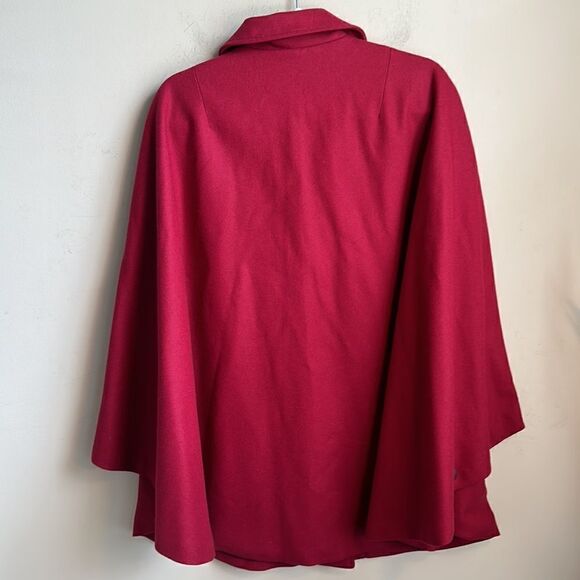 Eddie Bauer & C.C. Filson Co. VTG Virgin Wool Cape M - Picture 7 of 9